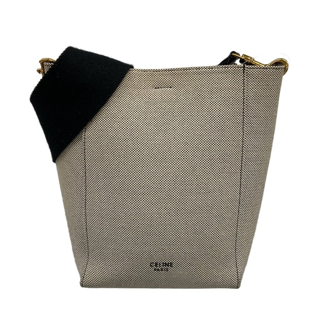 Celine Sangle Small Beige Cotton #310089C81B